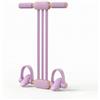 Folpus Adjustable Foot Exerciser Tension Fascia Elastomerica Corda Allenante Modulo Maniglie Antiscivolo E Fermapiede Sicuro Lavoro Completo Arti E Schiena Adatto per Esercizi Domestici, Viola