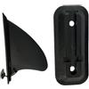 Fonowx Pinna Gonfiabile per Kayak Pinna Tavola Pagaia Deriva Skeg per Tracciamento E Equilibrio Universale in PVC con Base a Clip Progettata per Acque Basse