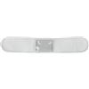 predolo Cinturino da Caviglia con Finestra Regolabile Cinturino con Gancio e Anello Trasparente Accessorio per Corridori, Grigio, PVC Trasparente