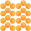 DOITOOL 50 Pezzi Palline da Allenamento per Ping Pong con Tappi in Silicone Arancione, Realizzate in Pp Resistente e Design Forato per Maggiore Stabilità, per Allenamento Sportivo