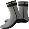 KIXZSAZ Stivali da sub in neoprene, calzini da spiaggia per nuoto , Grigio , M