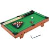 QUXVUIS Mini Tavolo da Biliardo per Famiglie, Gioco da Ufficio in casa, | palline, supporto triangolare, divertimento per tutti, mini tavolo da biliardo, gioco da piccolo