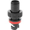 LALAFINA Adattatore Esterno per Paddleboard da Gonfiabile p e Kayak Pompa Plastico Nero, Diametro Interfaccia 21,6mm Facile Tavola da Surf Gonfiabili