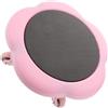 SHINEOFI Abdominal Disc, Allenatore Addominale, Core Training Roller Wheel a 5 Ruote, Plastico Rosa, Design a Fiore, per Allenamento Addominale a Casa