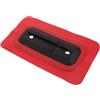 PAMINGONO Supporto per Pinna da Paddle Board in PVC con Adattatore per Stand Up Paddleboard, Resistente alla Corrosione Marina, per Tavole da Surf e Paddleboard Gonfiabili, Rosso