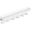 Vaguelly Espositore per Medaglie da Parete in Plastica Bianco 1 Pz