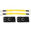 HAPINARY Bande di Resistenza per Gambe Polsini Regolabili in Lattice e Tessuto Intrecciato, Fascia Elastica Portatile per Allenamento Indoor e Outdoor