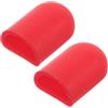 CLISPEED Copri Leva Freno Bici in Silicone Rosso, Protezione per Cambio e Leva Freno, Copri Manubrio, per Bici da Strada e Mountain Bike, DIY, Aggiunge Comfort
