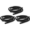 NUOBESTY Striscia di Protezione per Pagaia SUP in PVC Leggero 3 Pezzi Nero per Pagaia Carbonio e Paddleboard in Ocean