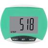 PQLXJJYUR Contapassi Elettronico Fitness Digitale Contatore Di Calorie Con Movimento A Passi Impermeabile For Correre E Camminare Preciso E Facile Da Leggere(GREEN)
