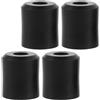 Kichvoe 4 Pezzi Supporto da Parete per Snowboard Verticale Salvaspazio Ganci in Gomma Nero per Casa e Negozio, Design Elegante e Pratico per Esposizione e Deposito Sicuro