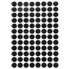 SECFOU Adesivo di Posizionamento per Biliardo, Marker DOT per Tavolo da Pool, Nero, Carta Autoadesiva, Rotondo, per Tavolo da Biliardo e Pool Table