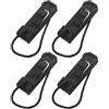 CALLARON Pinne Tavola Surf in Nylon Nero, 4 Pezzi, Accessori da Spiaggia, per Tavole Paddle e Surf, Facili da Installare, Stabilità e Controllo Direzionale