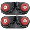 Qianly 2 Pezzi Strozzascotte Leva Vela Strozzascotte in Alluminio Comp Piastra di Serraggio Della Fune per Kayakisti, Kayak, Nautica