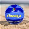 Toys Garden Srl Mirage Pallone da Pallavolo Ufficiale, Blu, Dimensioni e Peso Regolamentari, con Bandiera Italia