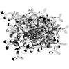Generic Set di Pale per da Pesca con 100 unità, Componenti Versatili Fai-da-te per la Modifica delle Esche, Attira Salmoni e Lucci in Varie Acque, Materiale in Lega di Ferro (SILVER)