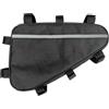 Xgdsnly Borsa Telaio Pacco Batteria Sacca Cornice Triangolare Organizer con Apertura E Dettagli Riflettenti Adatta a Tragitti Notturni Uscite Spostamenti in, Array, Nero Senza Etichetta, 35 30 20cm