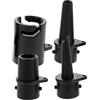 Ciieeo Adattatore di Gonfiaggio per Barca Gonfiabile e Kayak, Adattatore per Pompa SUP in Plastica Nera, Ugelli Multiformato, per Air Bed e Paddleboard, Uso Outdoor