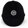 LOVIVER Casco da Equitazione Casco Cavallo Elmetto da Equitazione Cappello da Equitazione con Rotella di Regolazione TPE E Velluto Stile Classico E Cupola, Nero, Corona Rotonda Argentata