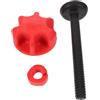HOMSFOU Handgrip Strength Trainer Allenatore Dita e Presa, Pp Rosso, per Fori 2,5-4,2cm, per Allenamento Sportivo e Arrampicata
