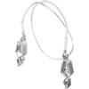 Alasum Clip Testa per Scherma, Connettore Maschera Scherma, Acciaio Inossidabile, Argento, Conducibilità Stabile, e Sciabola, Attrezzatura Allenamento