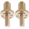 HAKIDZEL Viti Giunto Stecca da Biliardo 1/2' 2pezzi Ottone Oro