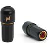 Ridenow TPMS T1 - Sistema di monitoraggio della pressione dei pneumatici Presta Set 2 Tappi 6.1 Grammi IPX9 Compatibile con Garmin Edge Bontrager
