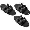 VILLCASE 3 Pezzi Supporto Parcheggio Scooter da Pavimento Supporto Bilanciato per Scooter PC Nero Superficie Antiscivolo Facile Installazione per Garage