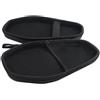 MoSundi Custodia rigida in EVA per racchette da ping pong e palline, organizer a prova di caduta, 28 x 19,5 cm, colore nero
