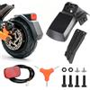 efuturetime Parafango per Monopattino Elettrico Kukirin G2 PRO Db, Parafango Posteriore con Portatarga, Staffa, Fanale Posteriore, Accessori per Monopattino Elettrico
