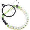 Abaodam Cup Rope Intrecciata a Mano in Nylon Bianco, 7 Anelli | Outdoor e Survival, Anti-smarrimento per Bicchiere D'acqua, Adatta a Uomini e Donne