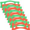 Zerodeko 10 Pezzi Tavola Avvolgilenza da Pesca in Plastica Avvolgitore Corda e Organizer per Cavo Auricolare Leggero per Lenza da Pesca e Cavi Auricolari Colore Casuale