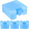 KAJNBN Ice Block Blu 4pezzi in Plastico, per Food e Fruit | Atmosfera Estiva, Facile da Trasportare e Riporre, Uso in Restaurant e Transport Food