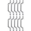 Alomejor Set di Occhielli per Imbottitura Superiore in Acciaio Inossidabile 316 per Il Fissaggio di Barche, Kayak, Canoe, 10 Pezzi, Design Durevole