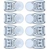 ADOCARN Swim Goggles Connector Ricambio per Occhialini da Nuoto 4pezzi | Goggles Accessory, Swim Goggles Clasps, Swim Goggles Buckles Button, Buckle For Goggles, Vacanze Estive