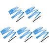 Healeved 5 Set Nastro Overgrip da Tennis Antiscivolo, Grip per Racchetta da Badminton e Tennis, Pu, Portatile, Assorbente,