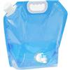 MINAOLULUS Sacca Idrica Pieghevole Portatile 5l in Pet Pa PE per Campeggio