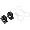 NUOBESTY 4 Pezzi Kit Fermacinturino Maschera Subacquea e Clip Boccaglio in Silicone e Abs, Tipo a 8, per Immersioni e Snorkeling, per Maschera Sub e Piscina, per Appassionati di Immersione