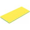 Colcolo Tappetino Galleggiante Bambini Pannello Acquatico Galleggiante Materassino Piatto Tavola in XPE Strati Sovrapposti Superficie Uniforme All'uso Senza, Giallo, 180 55 2.2cm