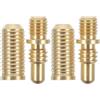 GATHINESS 2 Set Viti Giunti di Collegamento per Stecca da Biliardo in Rame Color Oro Resistenti all'Usura e Non Facili da Deformare, per Gioco di Biliardo