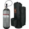 TUXING Bombola Subacquea 4500 Psi in Fibra di Carbonio 9L 9000CC ad Alta Pressione, bombola per Immersioni, bombola d'Aria PCP per Immersioni Profonde e Snorkeling.