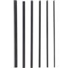 VANZACK Kit di Riparazione per Canna da Pesca 6 Pezzi in Fibra di Carbonio Inserto per Giunzione 2 Sezioni Leggero 10cm per Canne da Pesca e Canne Carp