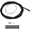 Ciieeo Cavo Freno Bici e Guaina Freno in Metallo Nero per Riparazione Freni di Bicicletta