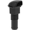 FUNOMOCYA Boat Drain Outlet valves, Push-in Boat Drain Plug con Raccordo passascafo, Nero per transom e Yacht