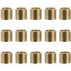 GALPADA 15 Pezzi Ghiere per Stecche da Biliardo in Rame Oro, Ghiere per Punte da Biliardo, Accessorio Decorativo per Asta da Snooker