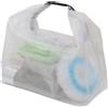 blodfune Borsa da viaggio resistente agli odori, borsa trasparente per cosmetici per attrezzatura da nuoto, borsa portaoggetti multifunzionale impermeabile con fibbia, organizer per articoli da