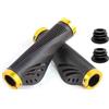 KACCDE 2 manopole traspiranti per manubrio di bici da 22,2 mm, meccanismo di bloccaggio ergonomico antiscivolo per manubrio bici