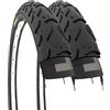 ECOVELO 2 COPERTONI 16 X 1.95 PNEUMATICI TASSELLATI 50-305 NERI MTB BICICLETTA GOMME MOUNTAIN BIKE BIMBO/BIMBA