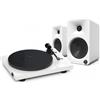Pro-Ject + Kanto ORA4 bianco opaco (confezione da 2) + E1 BT bianco AT3600L