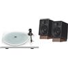 Pro-Ject + Onkyo GX-10DB nero (lot de 2) + T1 EVO bianco opaco